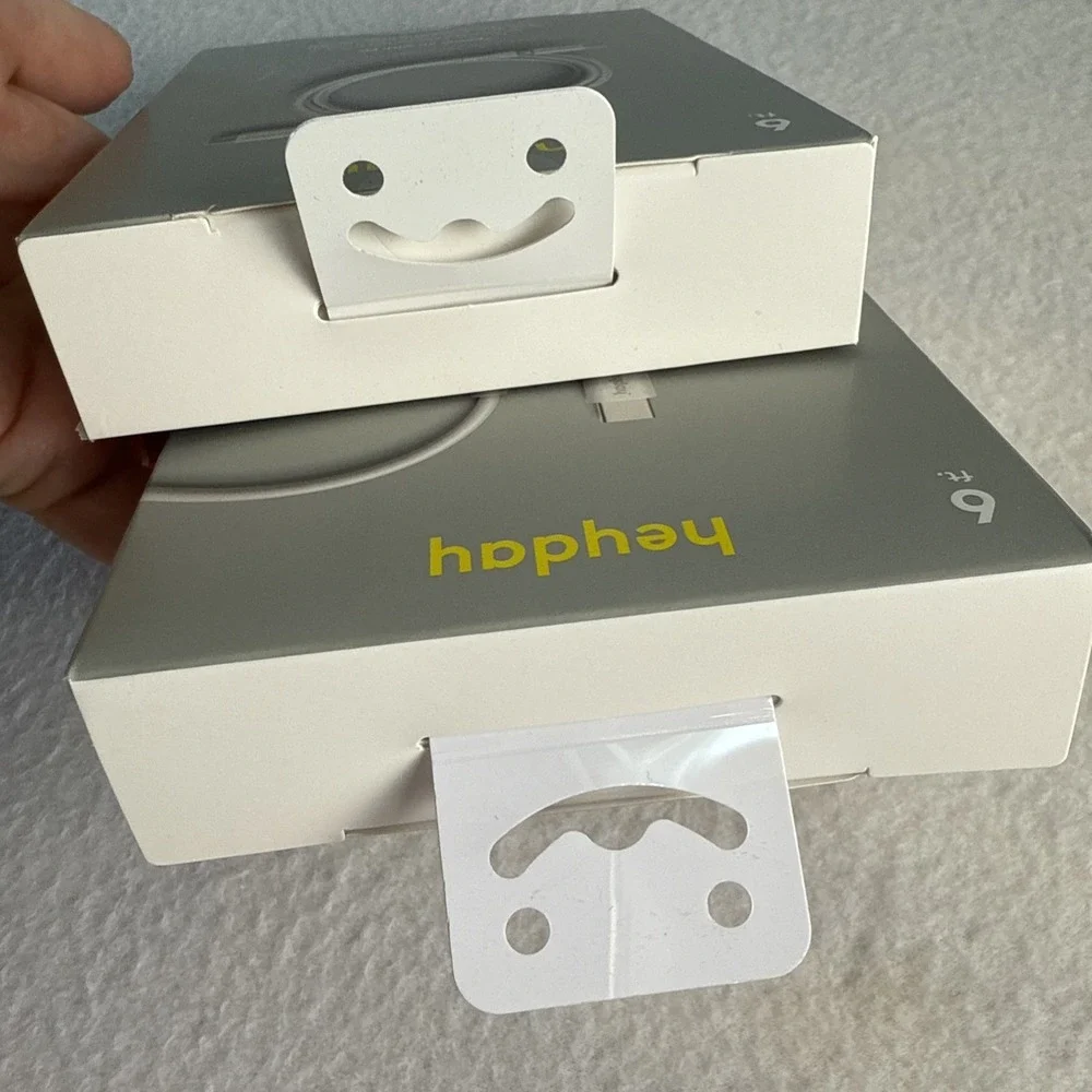2pk 6' USB-C to USB-C Fast Charging Silicone Cable - heyday White‎ Clay